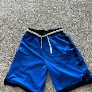 Blue Nike elite shorts